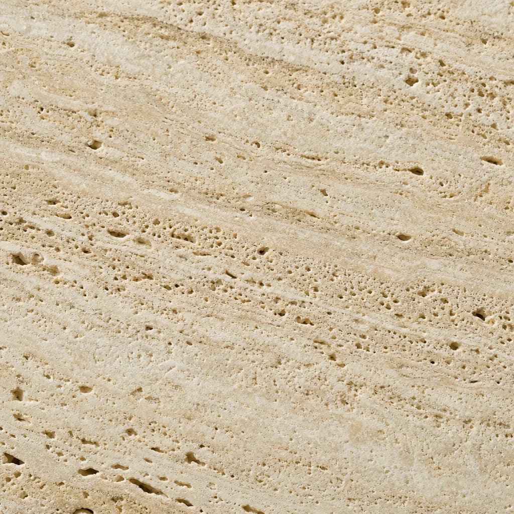 Détail de la matière Travertin